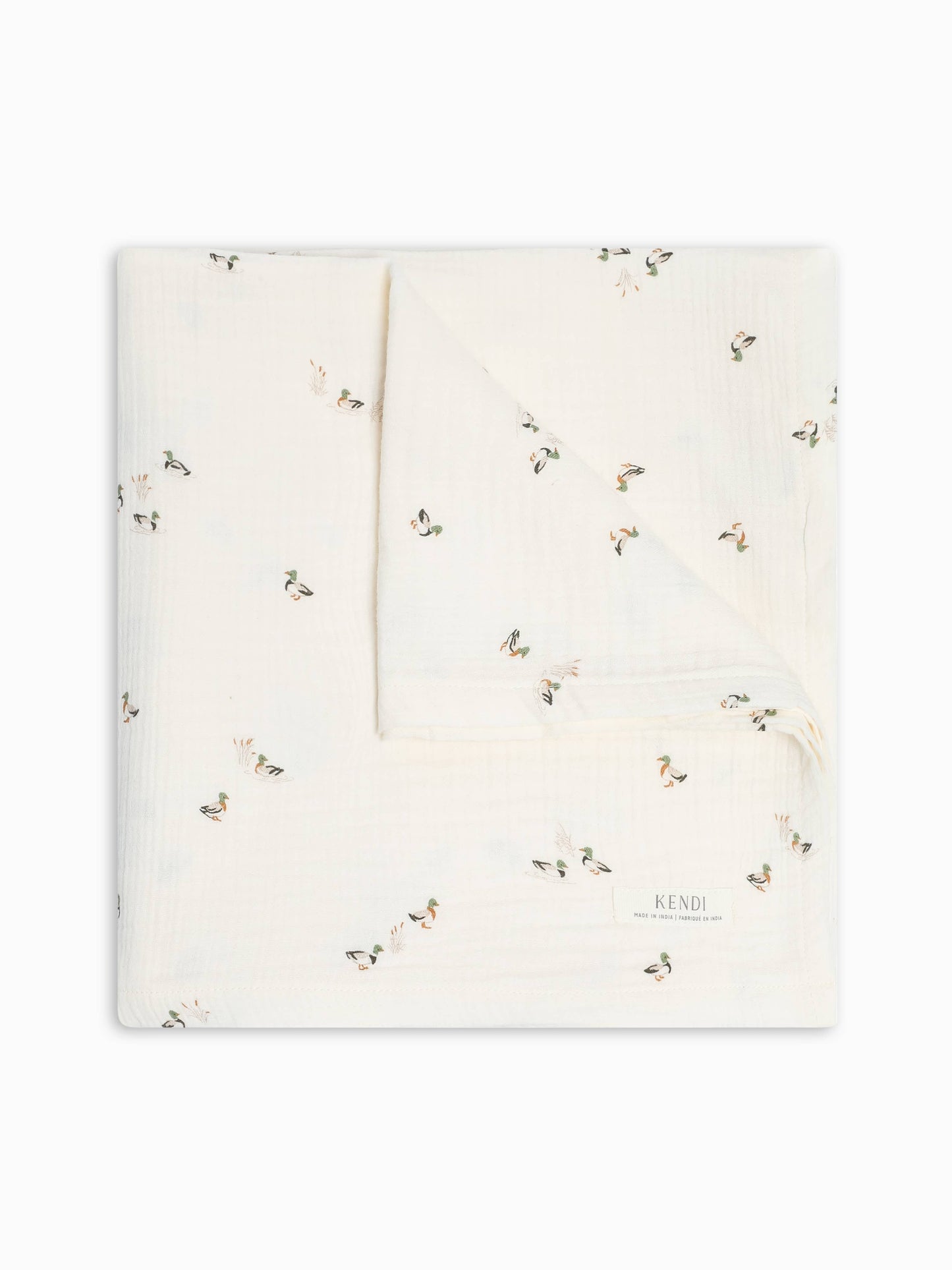Muslin Swaddle Blanket - Mallard