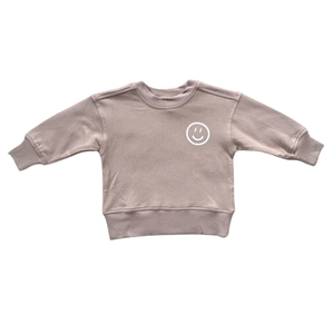 Boxy Sweatshirt Bamboo - Smiley