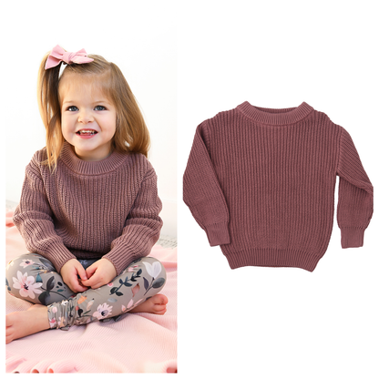 Knit Sweater - Mauve