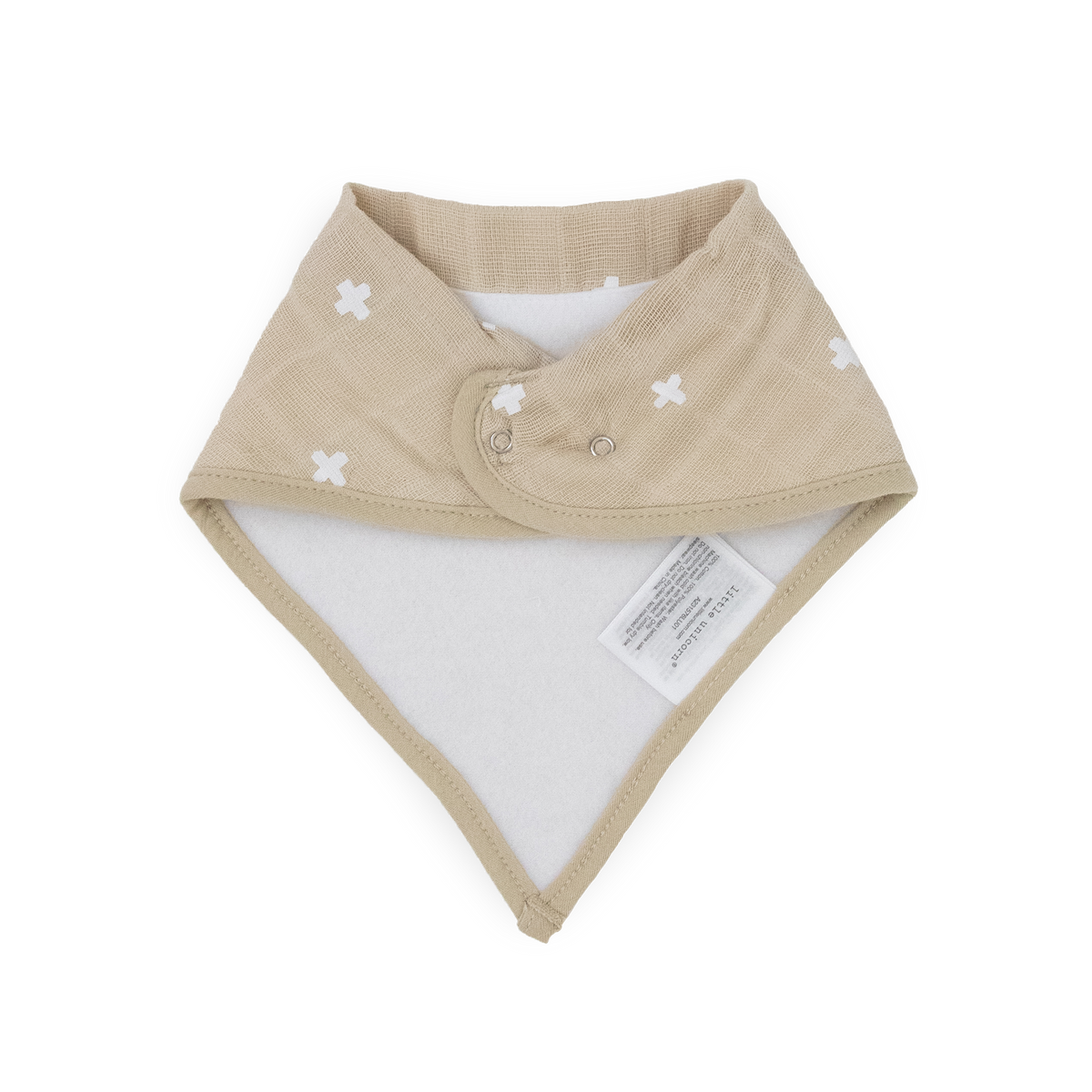 Muslin/Fleece Bib 4 Pack