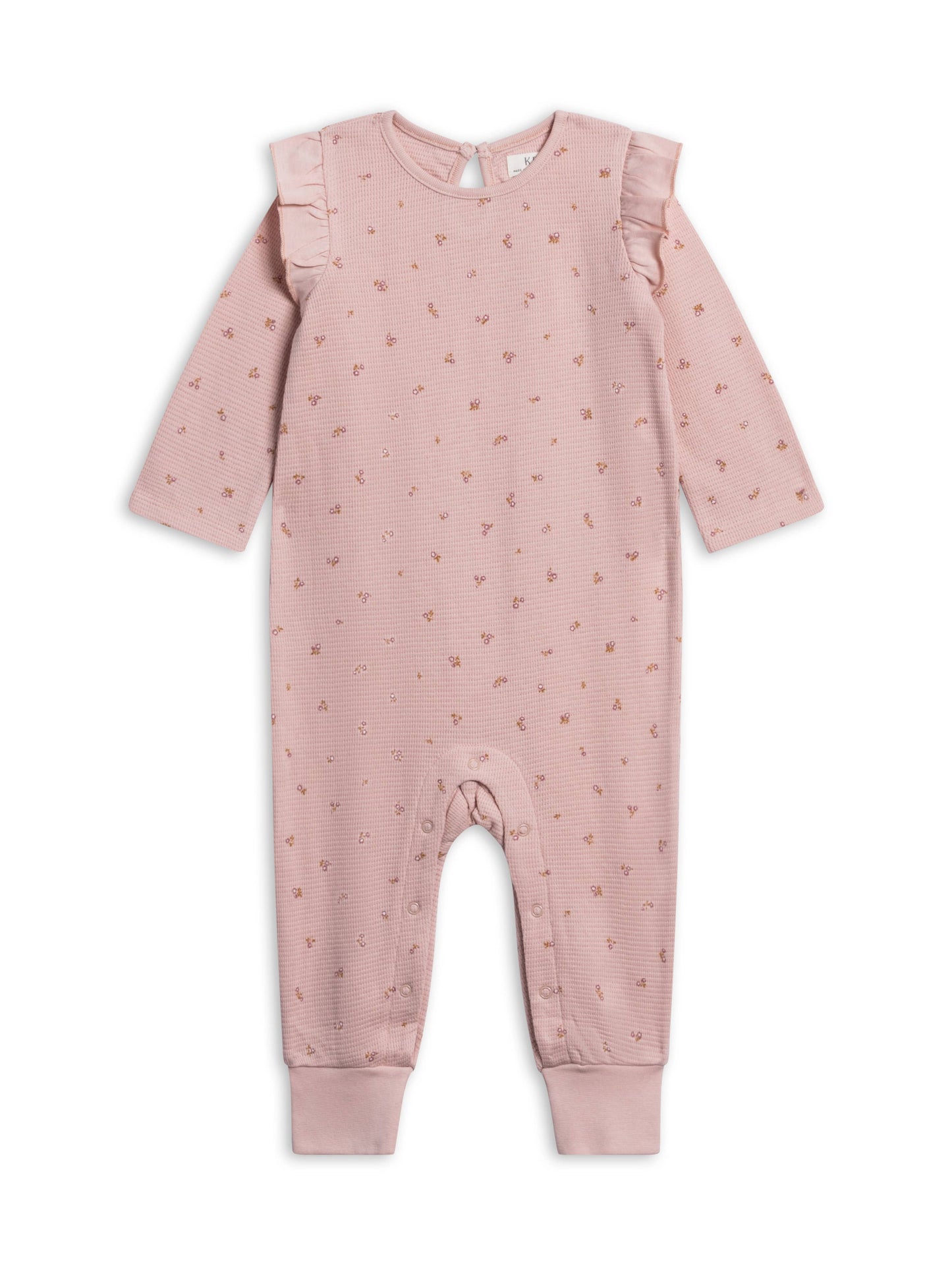 Mila Waffle LS Romper - Tilda