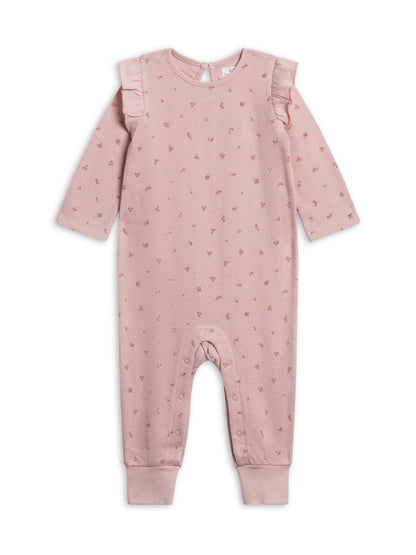 Mila Waffle LS Romper - Tilda