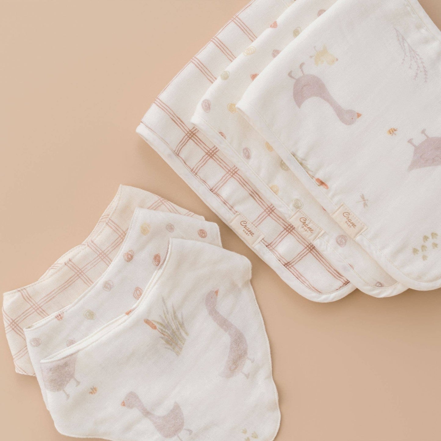 Muslin Bib Set - Charlie