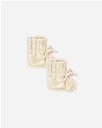 Knit Booties - Natural