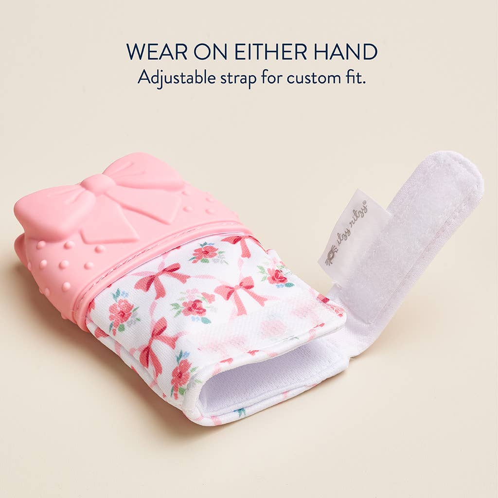 Itzy Mitt™ Silicone Teething Mitt - Bow