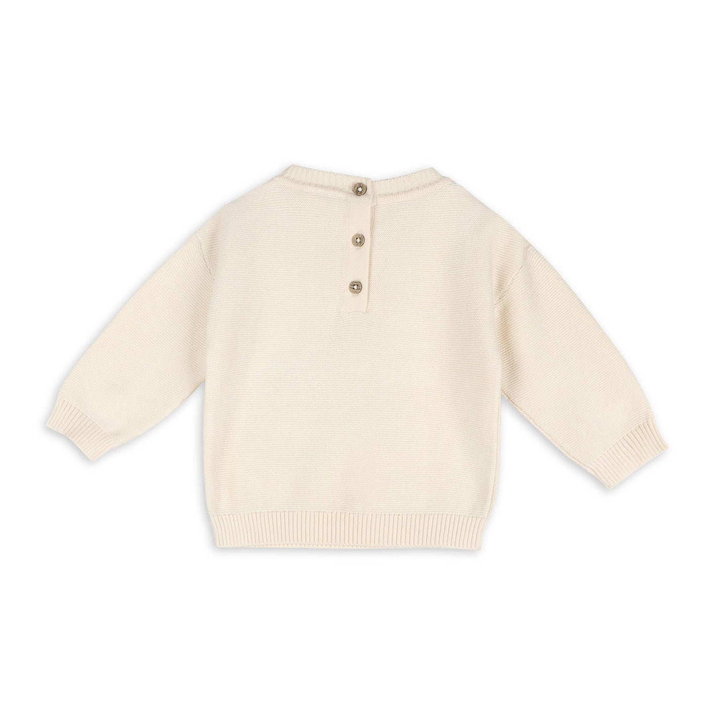 Cream Knit Pullover - Woodland
