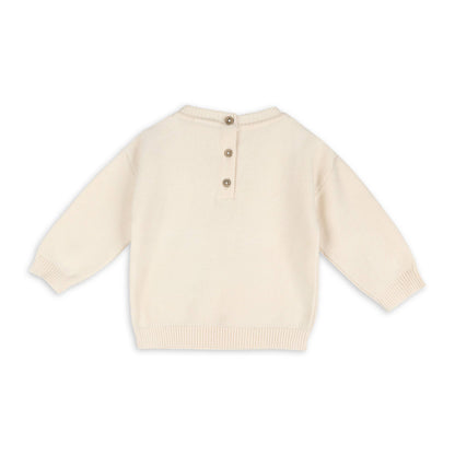 Cream Knit Pullover - Woodland