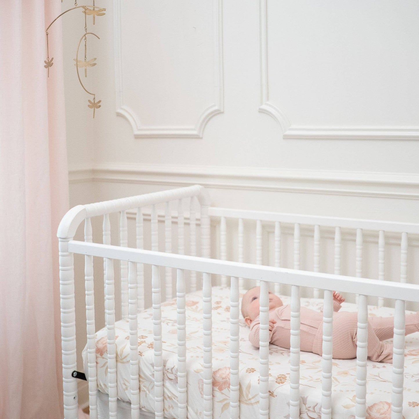 Fitted Crib Sheet - Violet