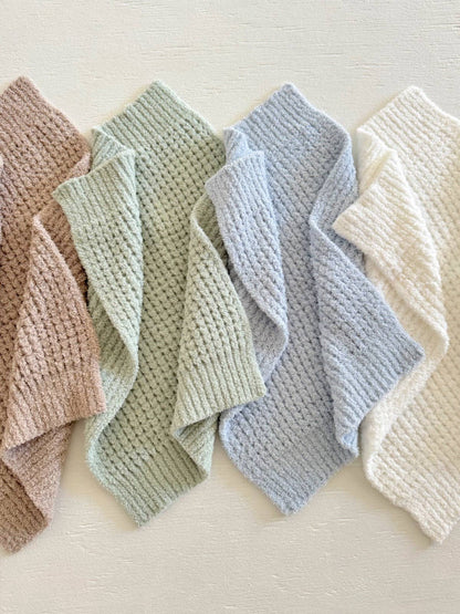 Waffle Mini Blanket Tan