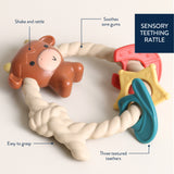 Highland Cow Ritzy Rattle™