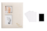 Linen Baby Memory Book and Ink Pad - Ivory