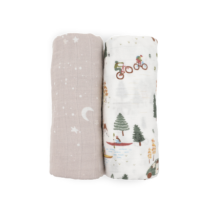 Organic Muslin Swaddle 2 Pack