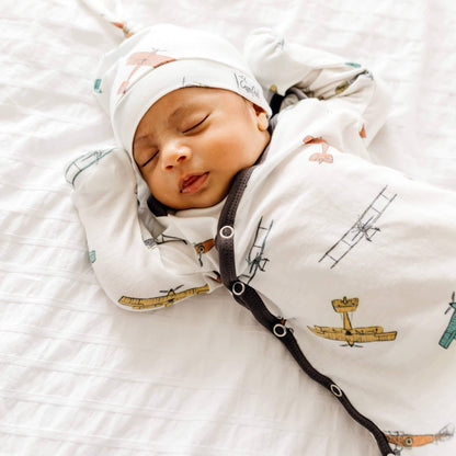 Newborn Knotted Gown - Ace