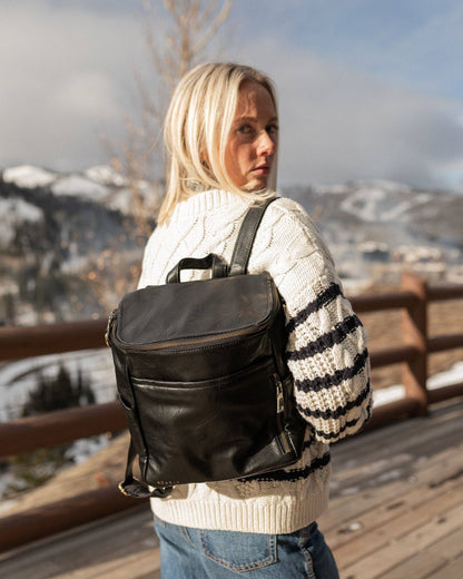 La Mère Vegan Leather Backpack Petite