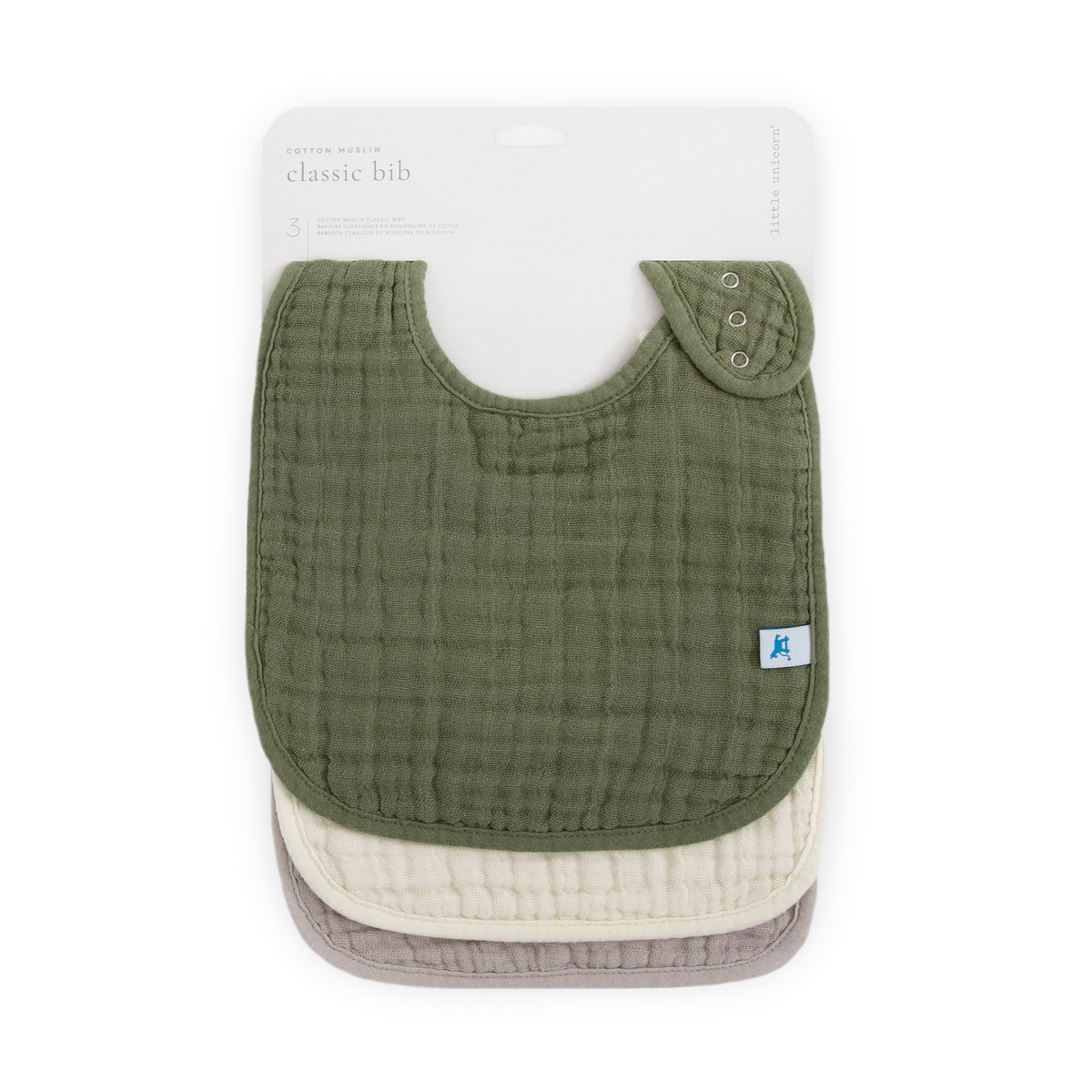 Muslin Bib 3 Pack
