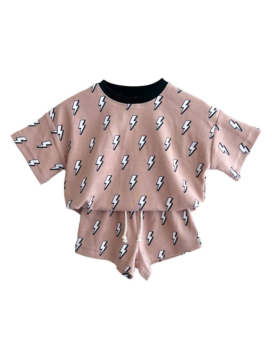 Shorts Set | Tan Bolts