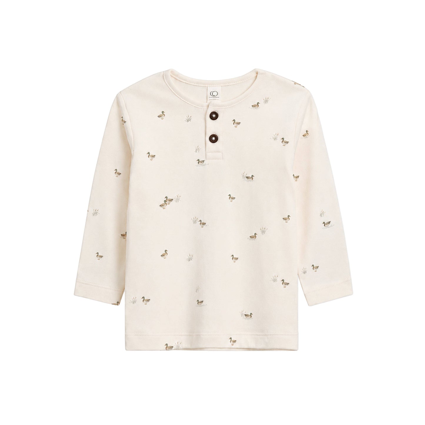 Reef Long Sleeve Henley - Mallard