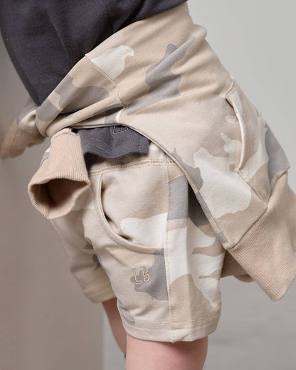 Harem Short - Faded Camo