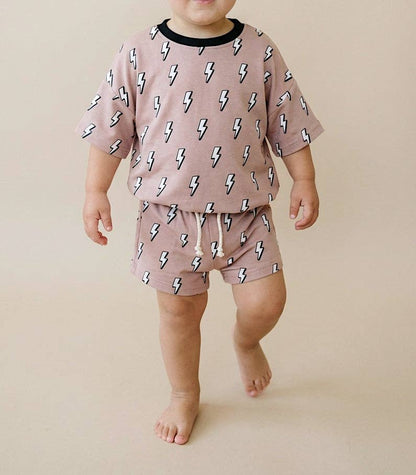 Shorts Set | Tan Bolts