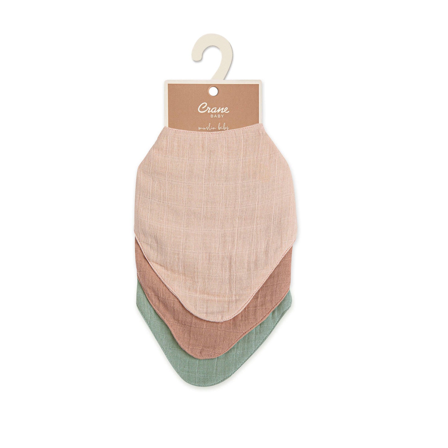 Muslin Bib Set - Rose