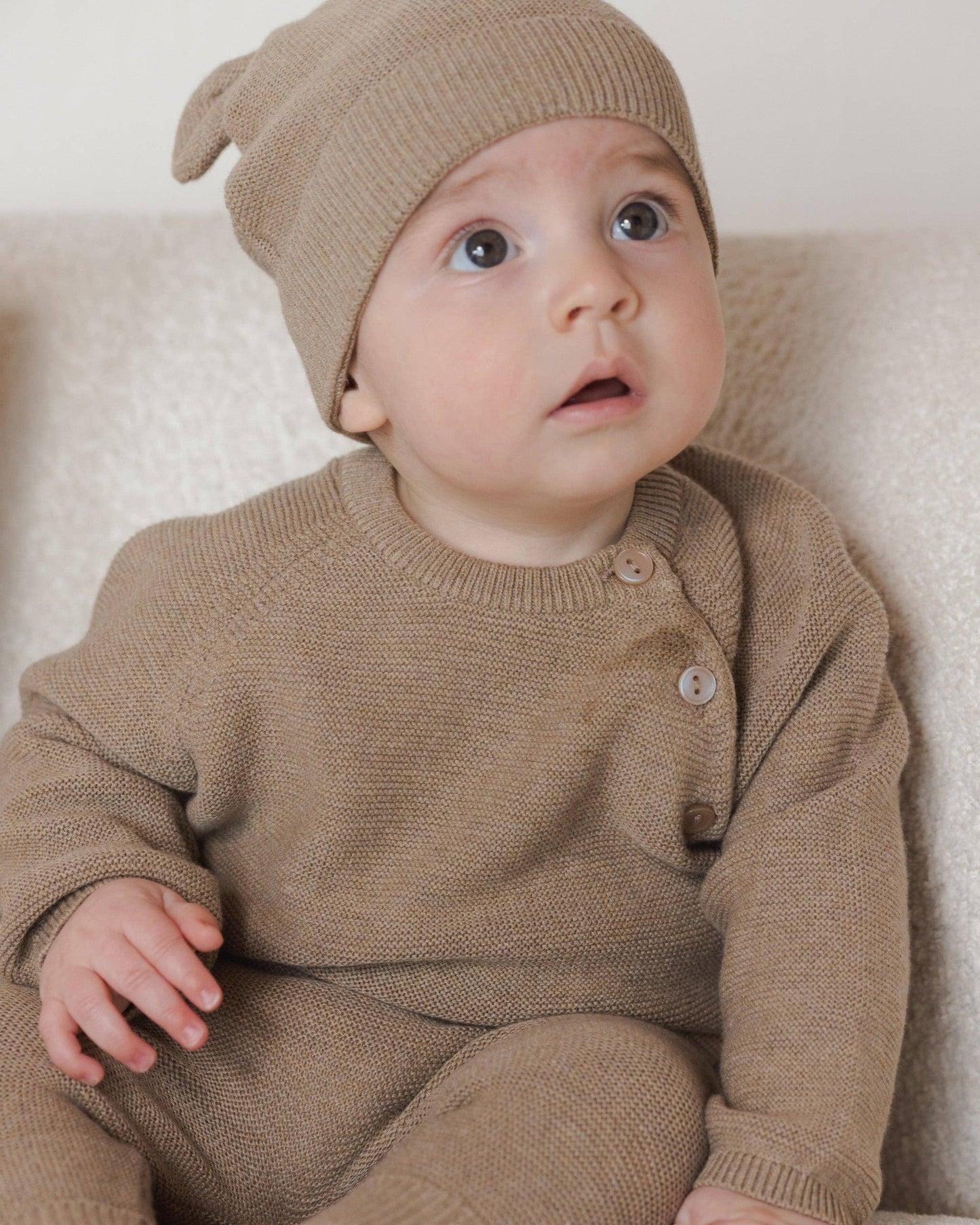 Knit Sweater Set - Mocha