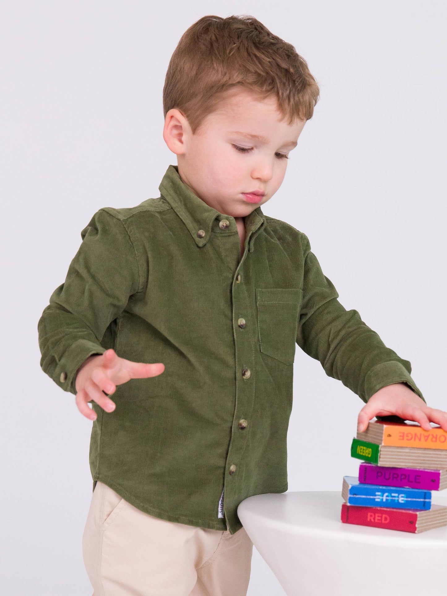 RuggedButts - Corduroy Long Sleeve Button Down