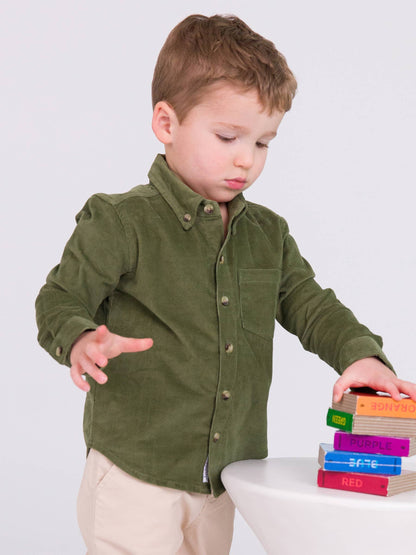 RuggedButts - Corduroy Long Sleeve Button Down