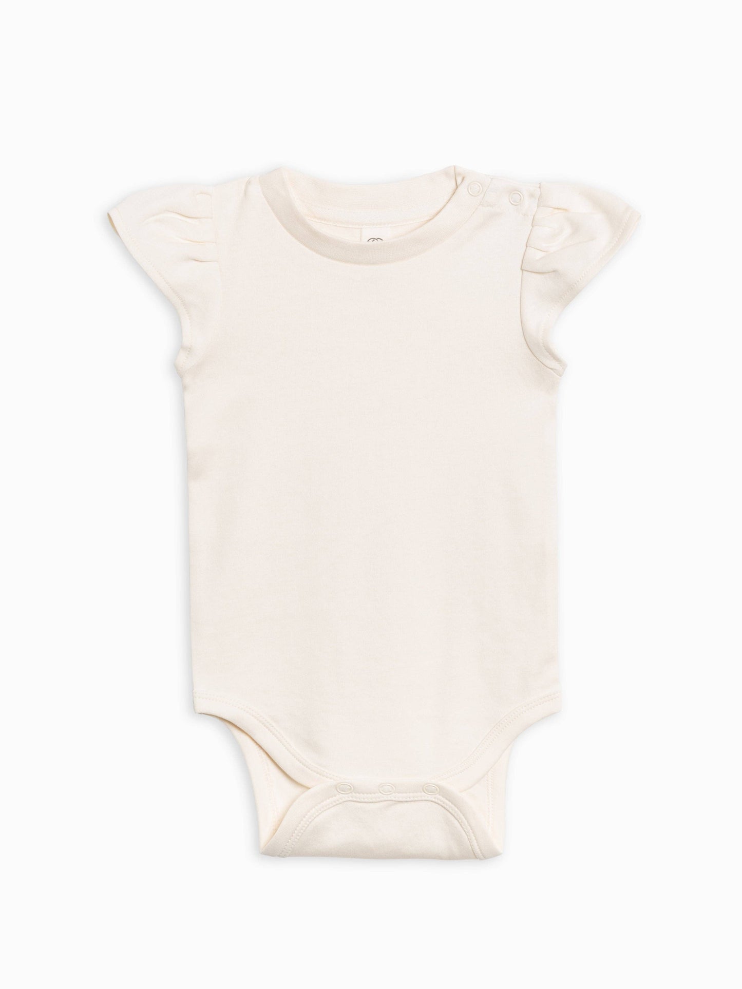Pearl Petal Sleeve Bodysuit - Ivory