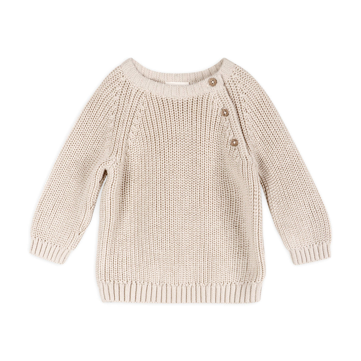 Chunky Knit Sweater - Stone