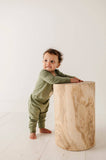 Long Sleeve Bodysuit Bamboo - Trains