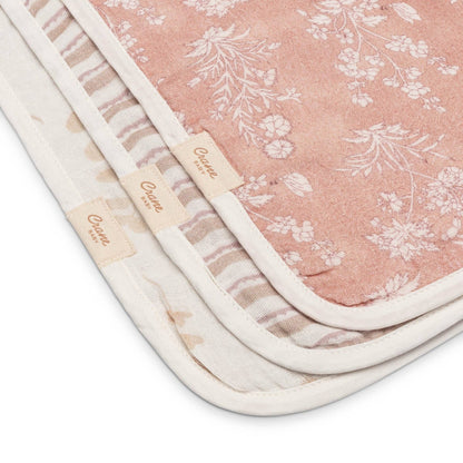 Burp Cloth Set - Violet