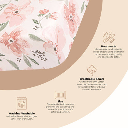 Fitted Crib Sheet - Parker