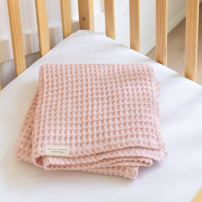 100% Cotton Blanket - Blush