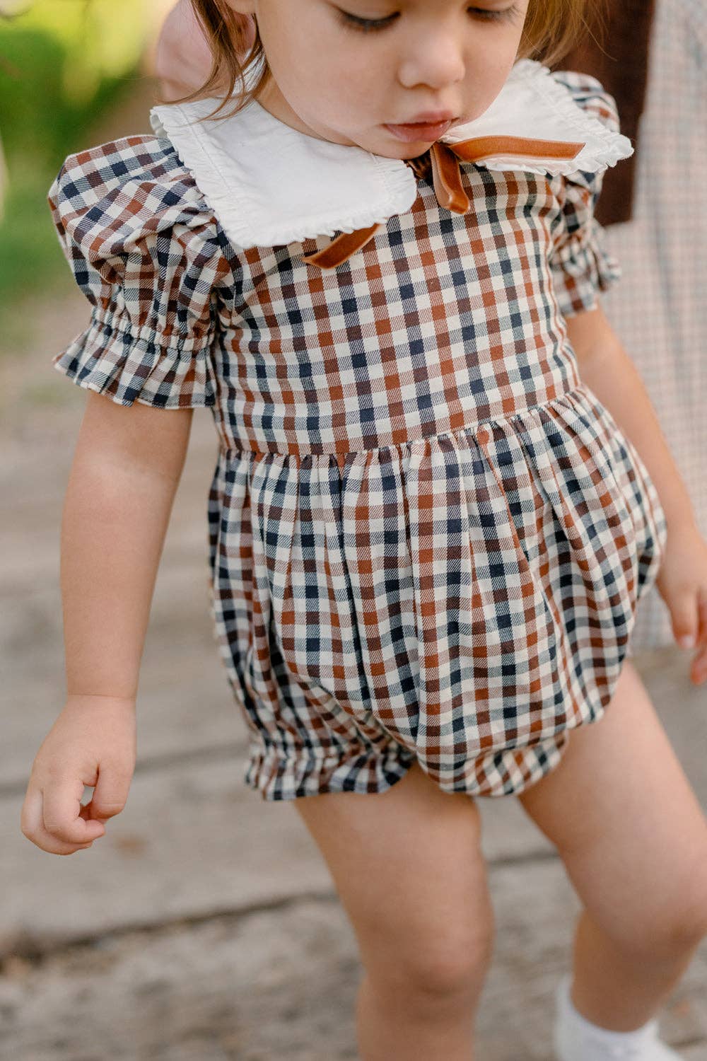 Emery Romper in Chestnut
