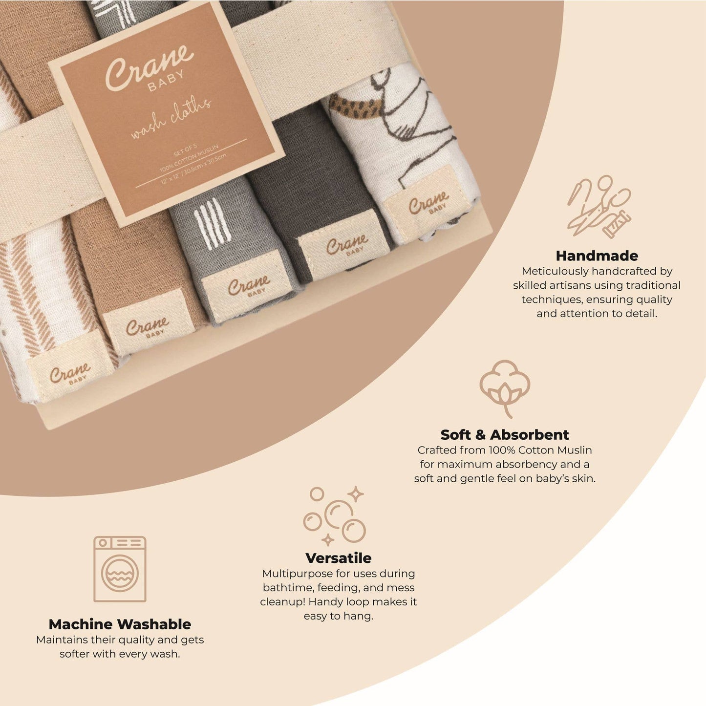 Wash Cloth Set - Ezra