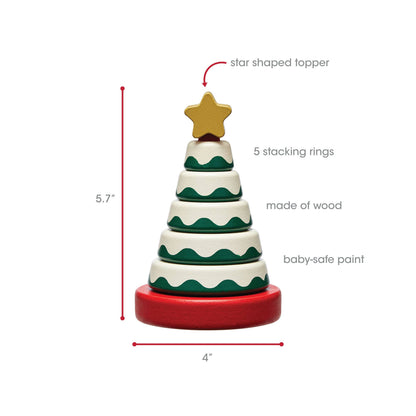 Christmas Tree Stacking Toy, Baby & Toddlers Montessori Gift