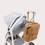 Indi Diaper Backpack in Camel, Large