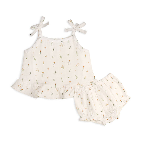 Viverano - Boho Floral Tie Set (Organic)