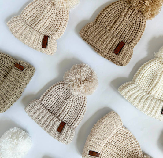 Acrylic Pom Beanie - NB