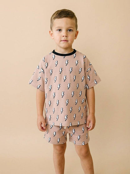 Shorts Set | Tan Bolts