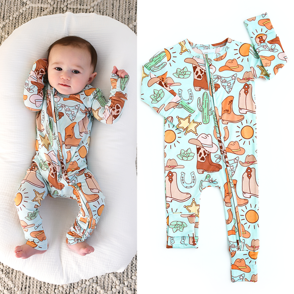 Luke Western Zip Bamboo PJ