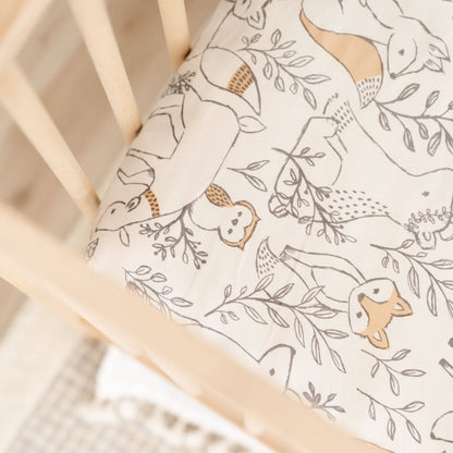Fitted Crib Sheet - Ezra