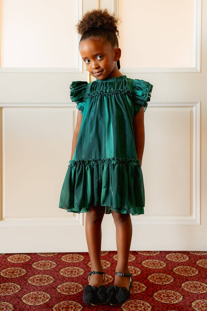 Mini Peridot Dress in Green
