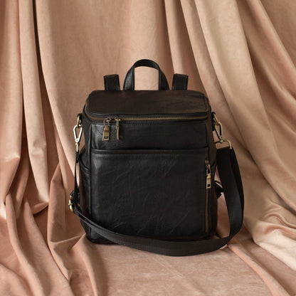 La Mère Vegan Leather Backpack Petite