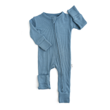 Bamboo Waffle Zip - Slate