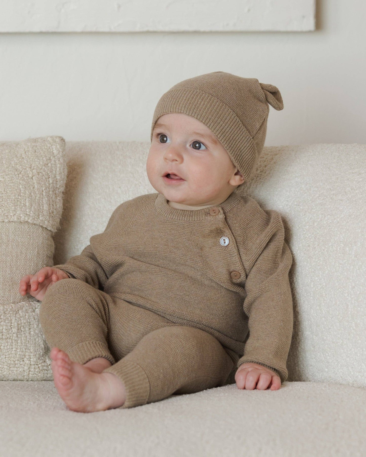 Knit Sweater Set - Mocha