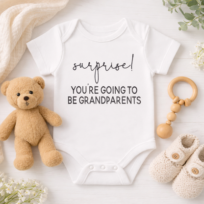 Surprise Grandparents Onesie