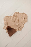 Long Sleeve Bodysuit Bamboo - Trains