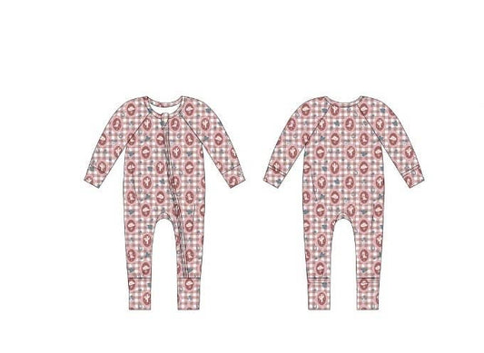 Cowgirl | Bamboo Zipper Pajamas