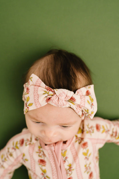 Vintage Floral Stripe Bamboo Sleeper